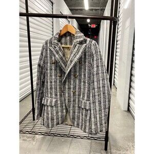 White & Black Blazer